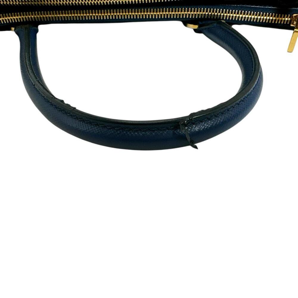 PRADA Blue Leather Shoulder Bag - Picture 12 of 16